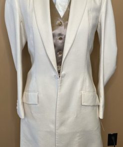 DAY COAT CREAM SQUARES FRIERSON