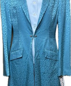 TEAL PATTERN FRIERSONS COAT